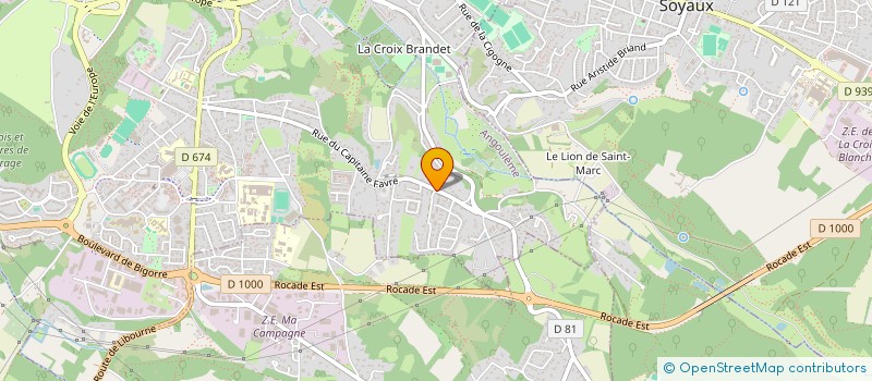 localisation de l'entreprise MADAME CLIO SUAU-BALLESTER à ANGOULEME