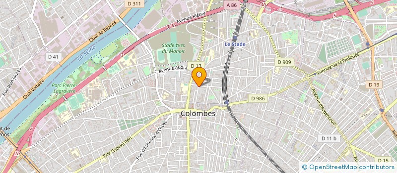 localisation de l'entreprise MADAME CLISIA RAMDANE à COLOMBES