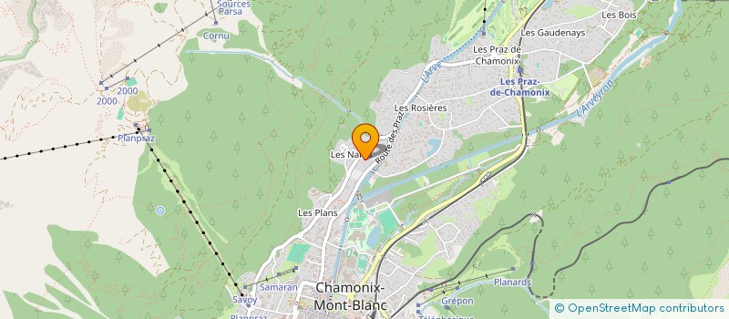 localisation de l'entreprise MADAME CLODAGH LORD  CHAMONIX-MONT-BLANC