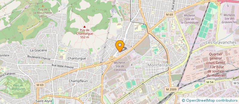 localisation de l'entreprise MADAME CLOE ANDRIEUX  CLERMONT-FERRAND