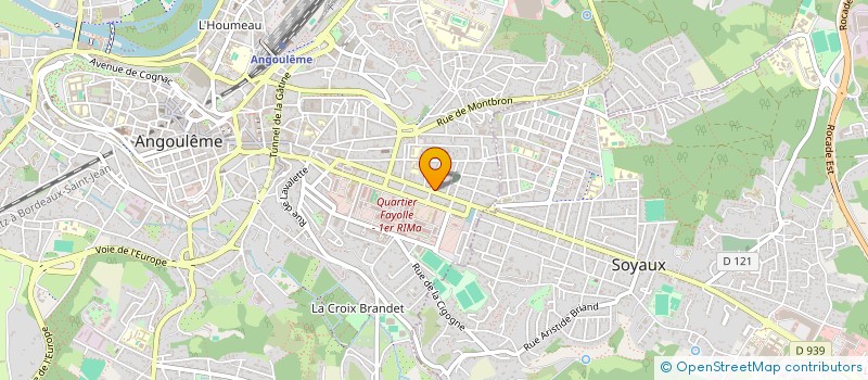 localisation de l'entreprise MADAME CLOE BANNES-WAIT à ANGOULEME
