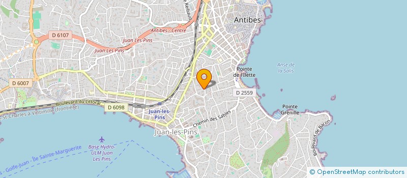 localisation de l'entreprise MADAME CLOE BERTRAND  ANTIBES