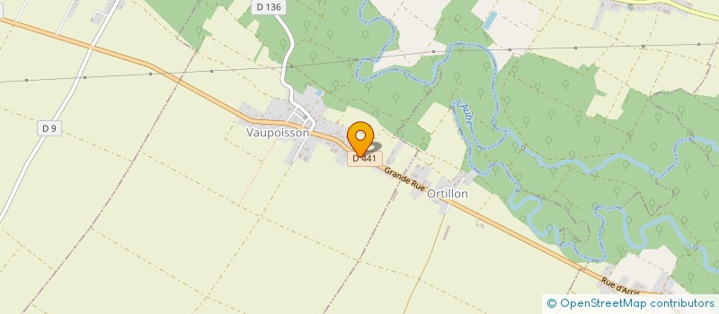 localisation de l'entreprise MADAME CLOE BONNOTTE  VAUPOISSON