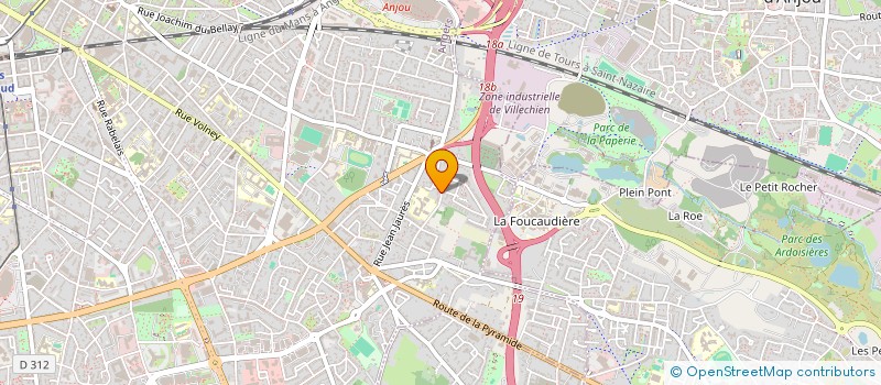 localisation de l'entreprise MADAME CLOE BOUDET à ANGERS