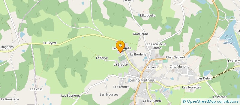 localisation de l'entreprise MADAME CLOE BRANDY à LIMOGES