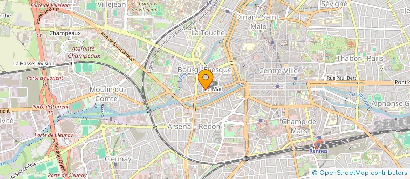 localisation de l'entreprise MADAME CLOE BRIAND  RENNES