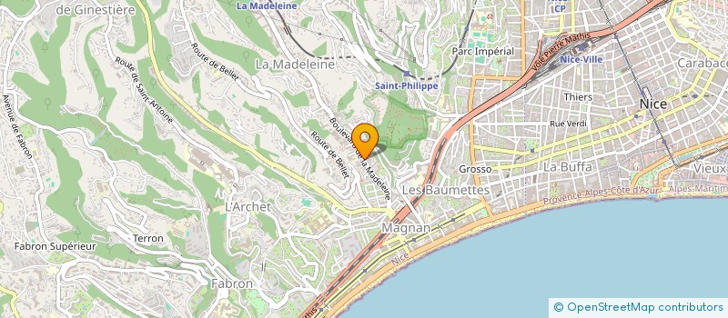 localisation de l'entreprise MADAME CLOE CAPDEVILLE  NICE