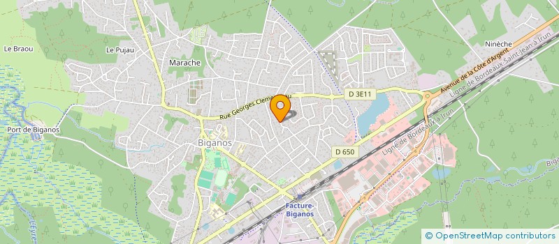 localisation de l'entreprise MADAME CLOE CARER  GUJAN-MESTRAS