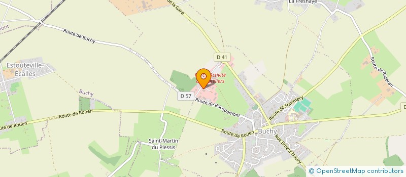 localisation de l'entreprise MADAME CLOE CLAUDET  BUCHY