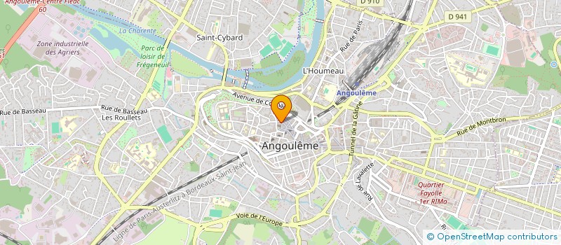 localisation de l'entreprise MADAME CLOE COLOMBANI à ANGOULEME