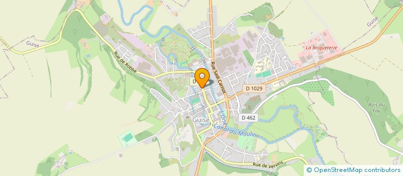 localisation de l'entreprise MADAME CLOE COLOMBIER  GUISE