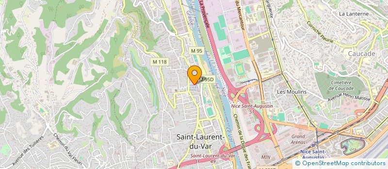 localisation de l'entreprise MADAME CLOE COPP à SAINT-LAURENT-DU-VAR