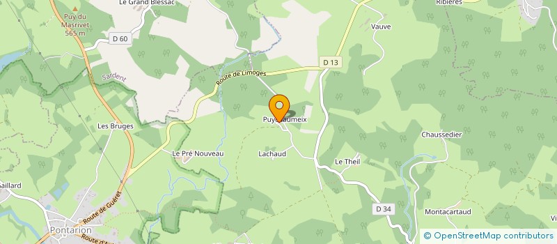 localisation de l'entreprise MADAME CLOE CORINNE MARTIN à SAINT-HILAIRE-LE-CHATEAU