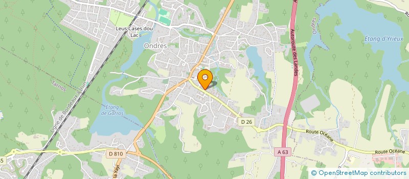 localisation de l'entreprise MADAME CLOE DA COSTA  ONDRES