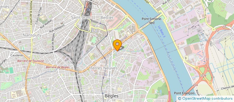 localisation de l'entreprise MADAME CLOE DELHOUME à BEGLES