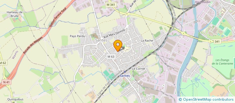 localisation de l'entreprise MADAME CLOE DEMAREST  SANTES