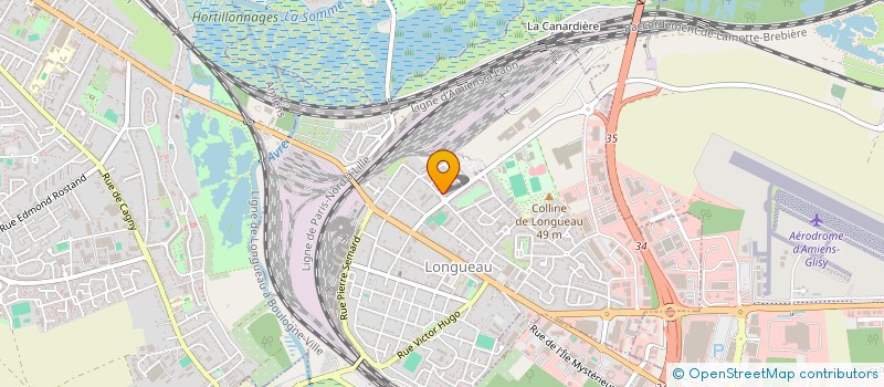 localisation de l'entreprise MADAME CLOE DEMARSY  LONGUEAU