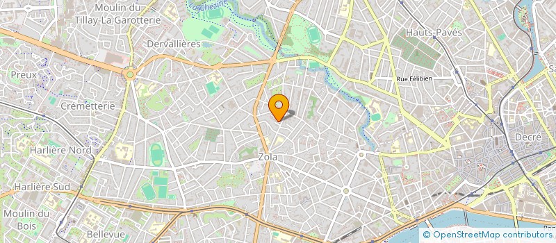 localisation de l'entreprise MADAME CLOE DERRIEN à NANTES