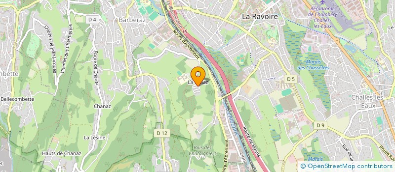 localisation de l'entreprise MADAME CLOE DI GREGORIO à LA RAVOIRE