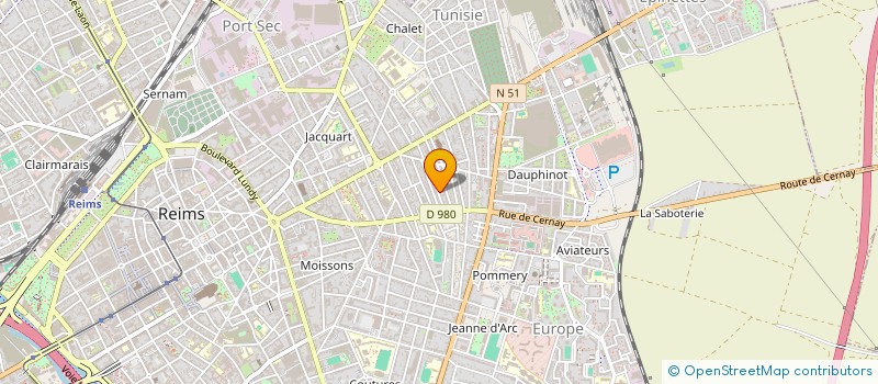 localisation de l'entreprise MADAME CLOE EMOND  REIMS