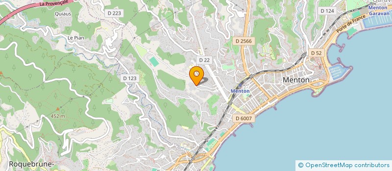 localisation de l'entreprise MADAME CLOE FLOREANI à MENTON