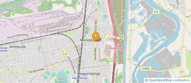 localisation de l'entreprise MADAME CLOE FRANCOIS-KLEIN  MONDELANGE