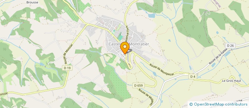 localisation de l'entreprise MADAME CLOE GALLAND à CASTELNAU-MONTRATIER