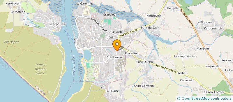 localisation de l'entreprise MADAME CLOE GARNIER  ETEL