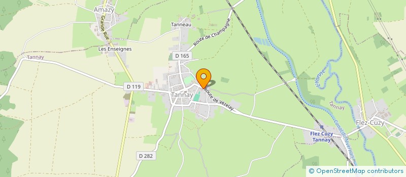 localisation de l'entreprise MADAME CLOE GILLES--MOREAU  TANNAY