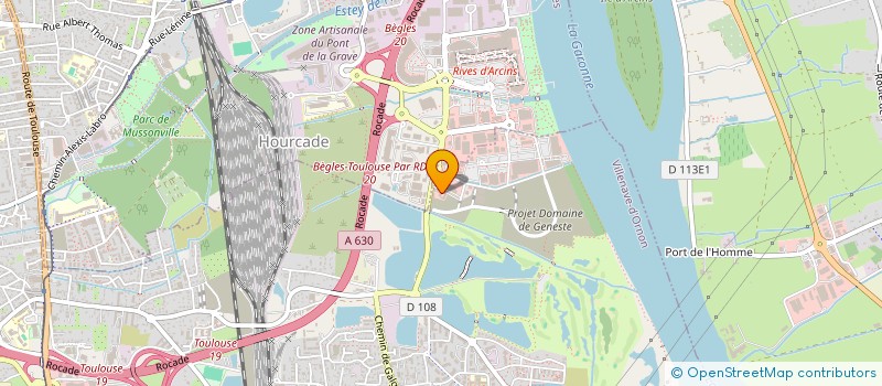 localisation de l'entreprise MADAME CLOE GINOD  VILLENAVE D ORNON