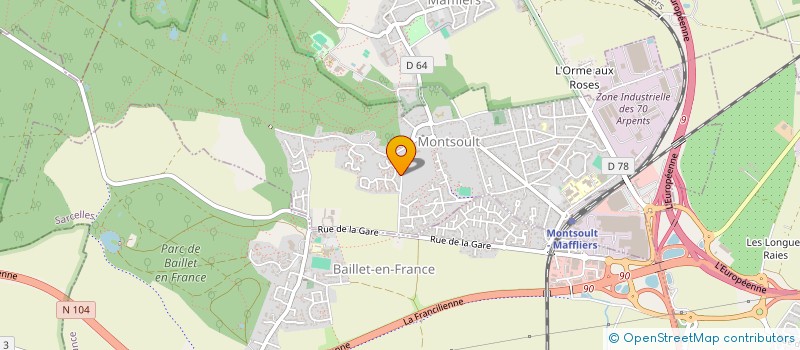 localisation de l'entreprise MADAME CLOE GRAFFAGNINO  BERNES-SUR-OISE