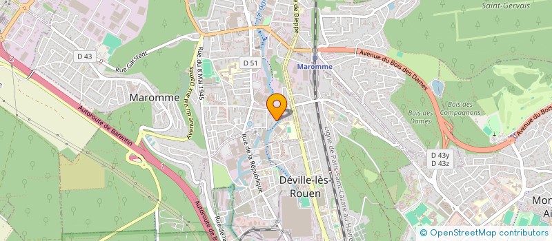 localisation de l'entreprise MADAME CLOE GUEUDRY  MAROMME