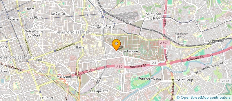 localisation de l'entreprise MADAME CLOE JORGE  MARSEILLE