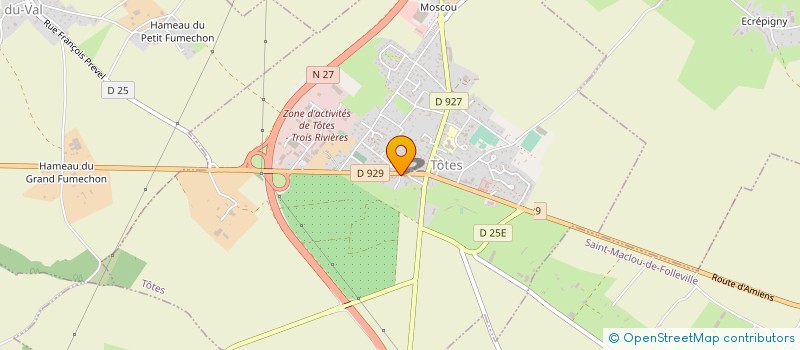 localisation de l'entreprise MADAME CLOE LANGEVIN  VAL-DE-SAANE