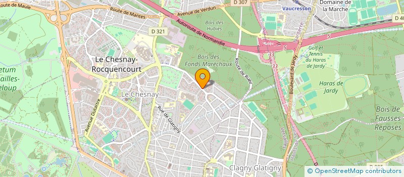 localisation de l'entreprise MADAME CLOE LAPTES à LE CHESNAY-ROCQUENCOURT