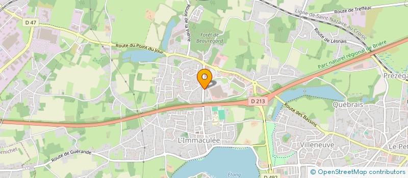 localisation de l'entreprise MADAME CLOE LEBAILLY  SAINT-NAZAIRE