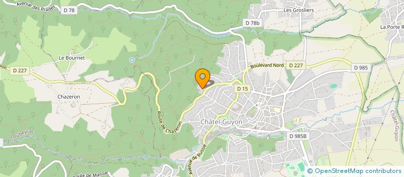 localisation de l'entreprise MADAME CLOE LECHIPRE  CHATEL-GUYON