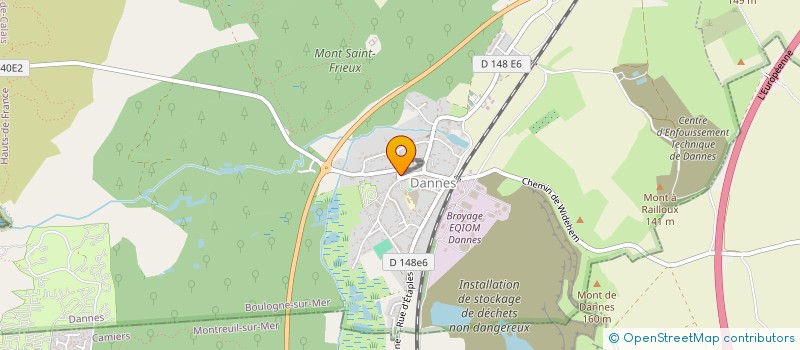 localisation de l'entreprise MADAME CLOE LEMAITRE  DANNES