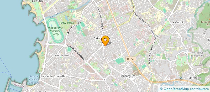 localisation de l'entreprise MADAME CLOE MAGALLON à MARSEILLE