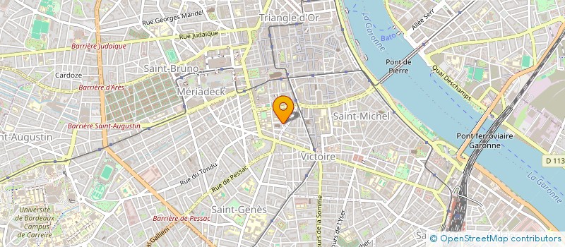 localisation de l'entreprise MADAME CLOE MAHAUD  BORDEAUX