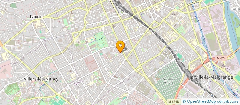 localisation de l'entreprise MADAME CLOE MARTINEZ  NANCY