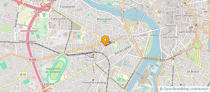 localisation de l'entreprise MADAME CLOE MEJECAZE  TOULOUSE