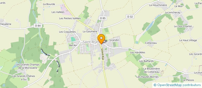 localisation de l'entreprise MADAME CLOE MEMIN  SAINT-BRANCHS