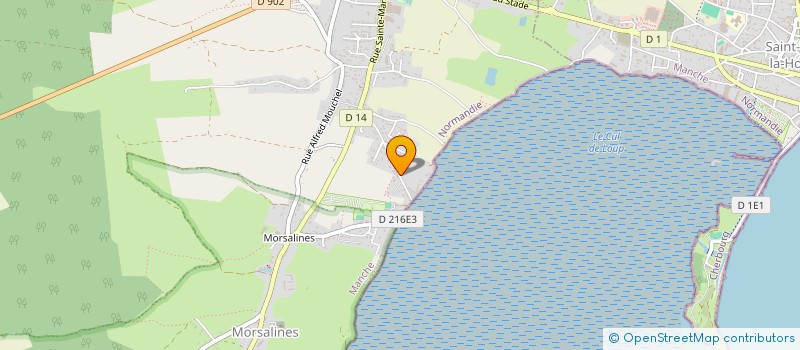 localisation de l'entreprise MADAME CLOE MORIZET  QUETTEHOU