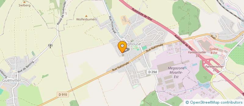 localisation de l'entreprise MADAME CLOE OLSZEWSKI  SEINGBOUSE