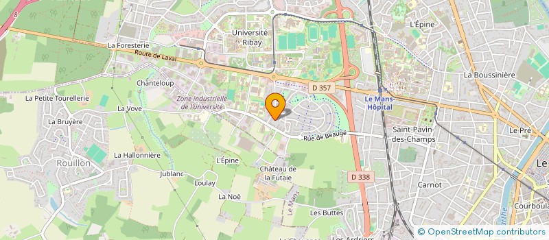 localisation de l'entreprise MADAME CLOE PAROT  LE MANS