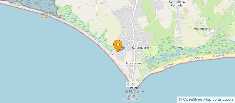 localisation de l'entreprise MADAME CLOE PAUBERT  FOUESNANT