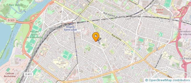 localisation de l'entreprise MADAME CLOE PRONO à ANGERS
