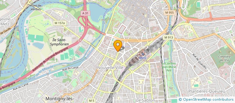 localisation de l'entreprise MADAME CLOE ROGER  METZ