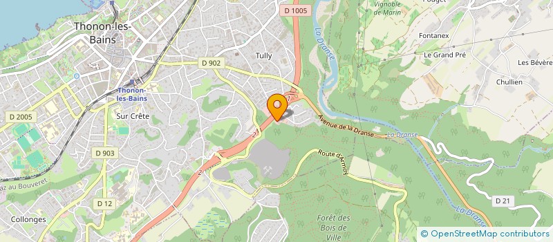 localisation de l'entreprise MADAME CLOE ROTA  THONON-LES-BAINS